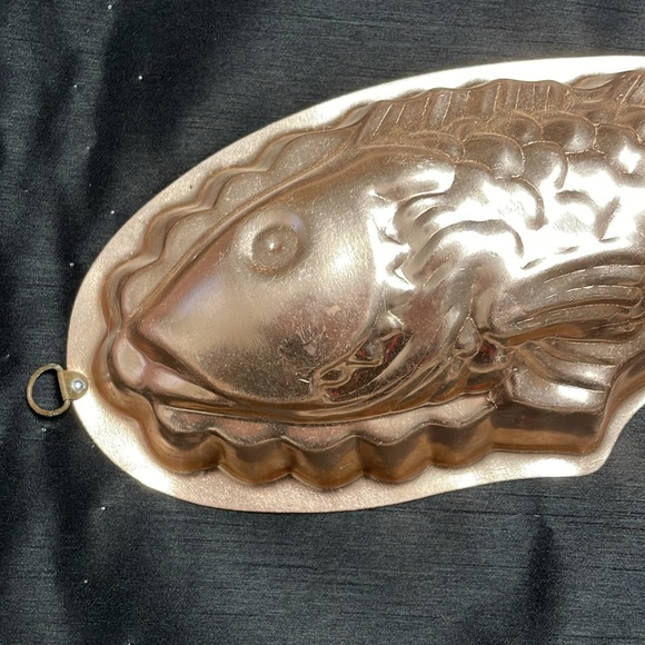 2 for $10 Vtg Copper Fish Mold - Picture 2 of 8